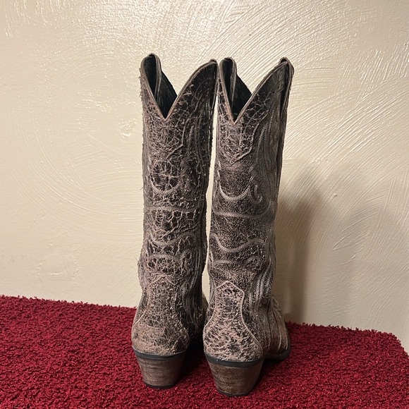 Ariat Heritage Western Shattered Distressed Boots Women’s Size 9 - Picture 6 of 17